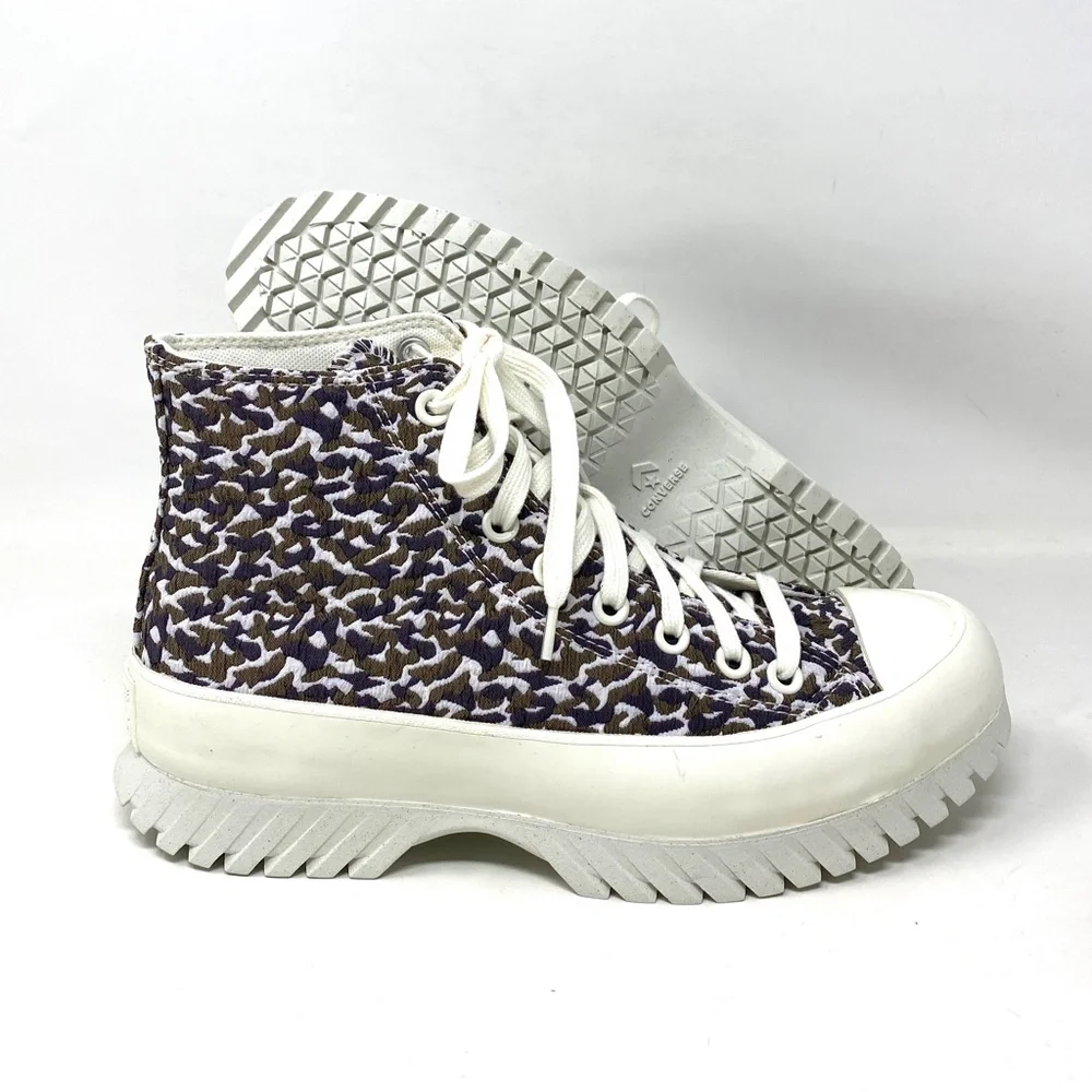 Converse CTAS Lugged 2.0 Platform High Top Women's Canvas Size Sneakers A00877C - Picture 7 of 9